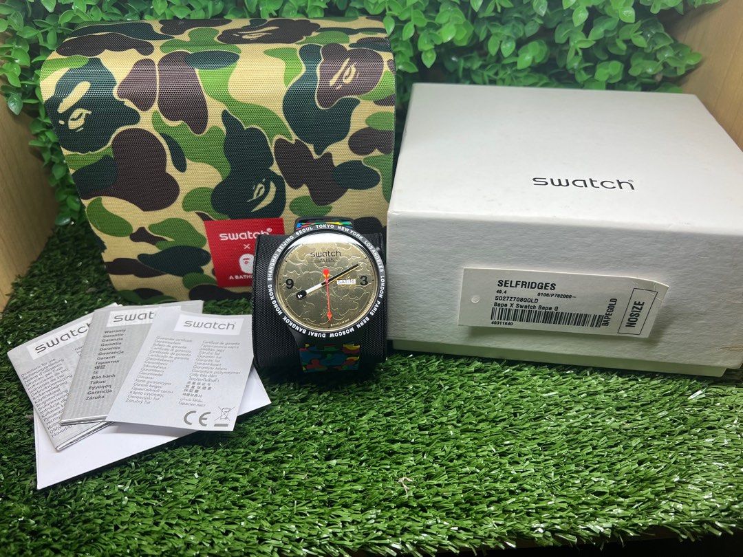 Swatch bape tokyo sales