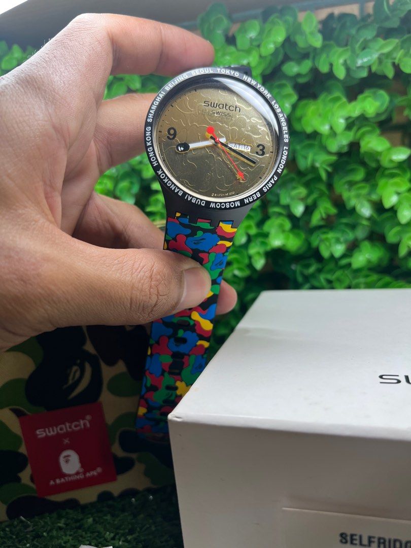 Swatch sales bape price