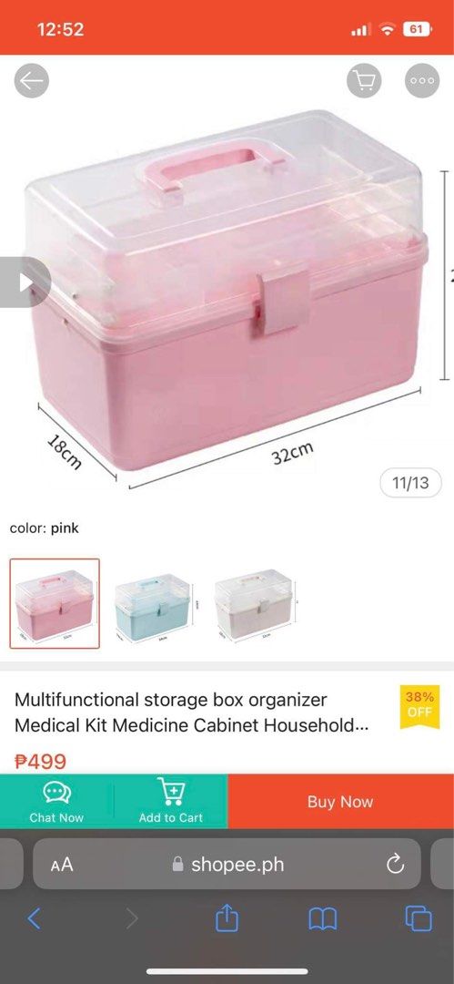 Tackle Box (big), Health & Nutrition, Medical Supplies & Tools on Carousell