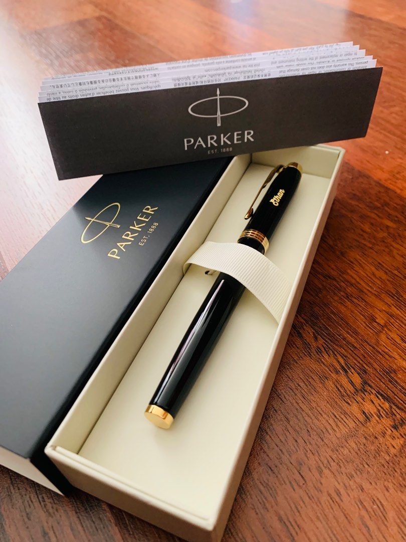 Parker IM Premium Brown Shadow RB with Pen Sleeve Gift Set - Beste