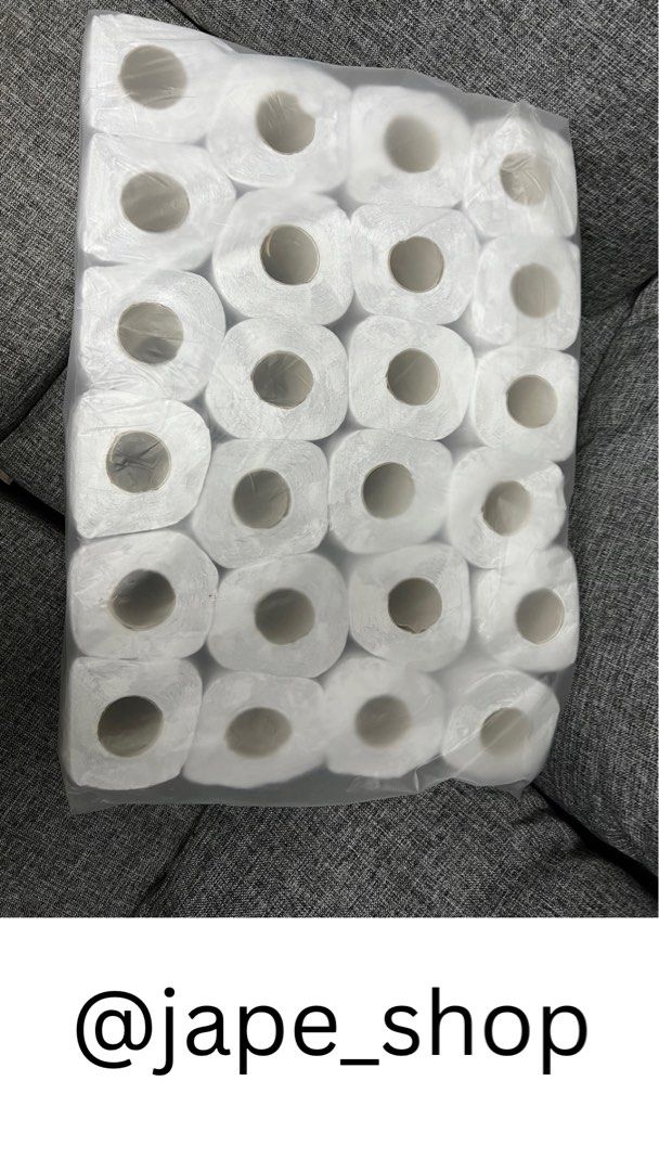 tissue rolls (Category: Towels, Napkins & Holders) located in Quezon City. Submitted by janeygenmerch (Listing ID 1247264136, Image 3). Description: 2ply 300 sheets virgin pulp open for bulk orders loc: retiro qc or ylaya binondo manila.