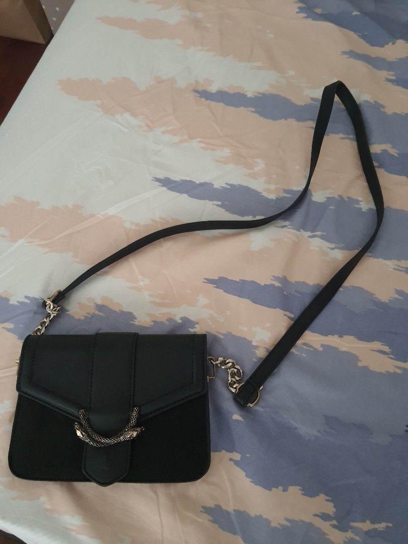 Topshop elegant black bag