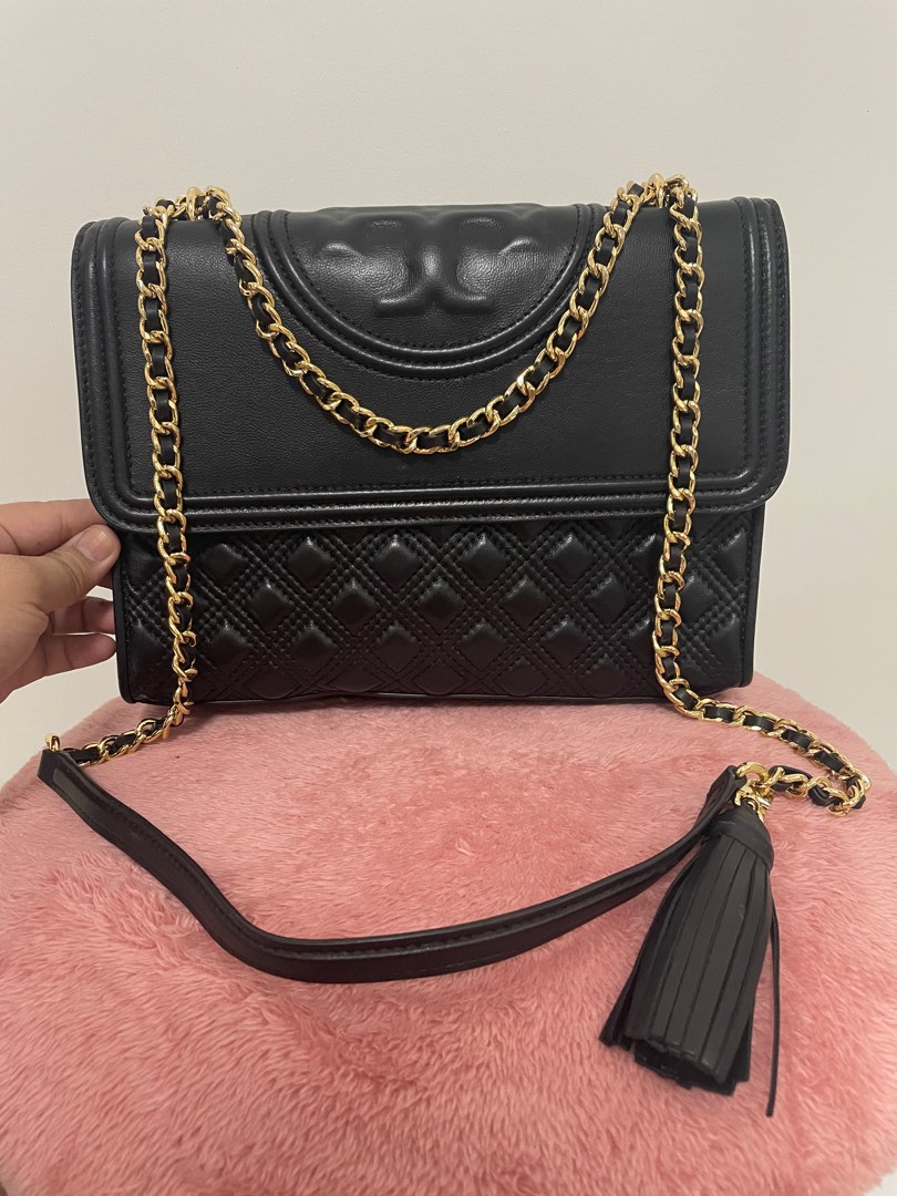Tory burch online micro fleming crossbody