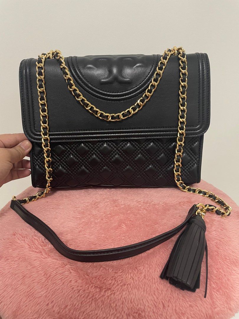 Tory burch micro fleming crossbody top
