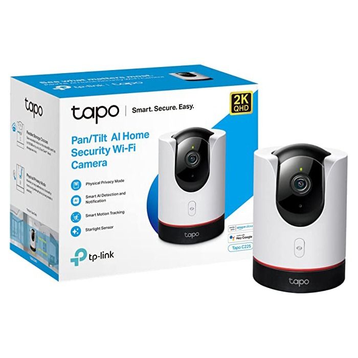 TP-Link Tapo C220 4MP/2K Pan/Tilt AI CCTV WIFI & Wireless IP Camera with  Smart AI Detection & Notifications