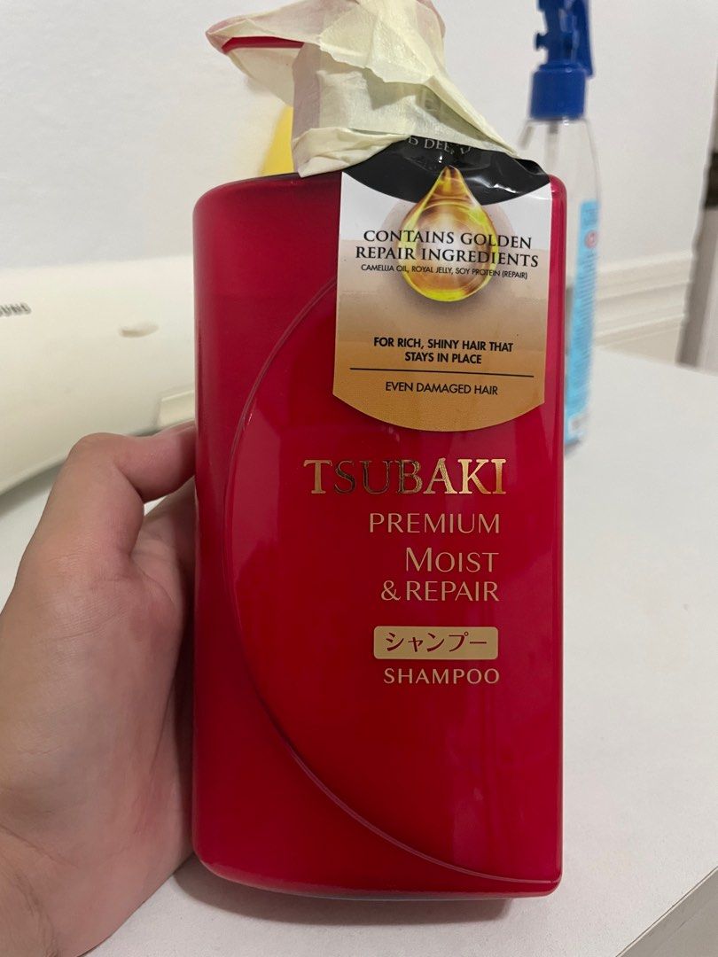 TSUBAKI Premium Moist & Repair Shampoo 490ml on Carousell
