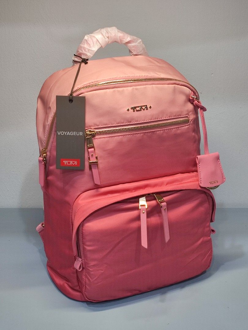 Tumi pink backpack new arrivals