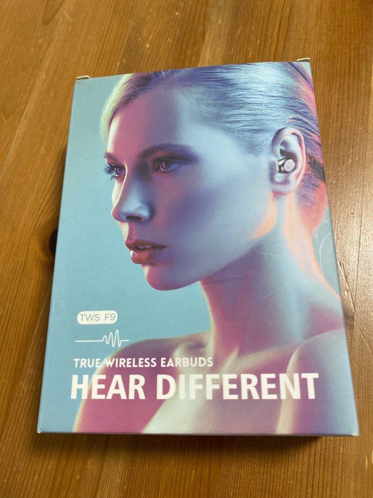 TWS F9 Wireless In Ear Earphones Pastel Blue