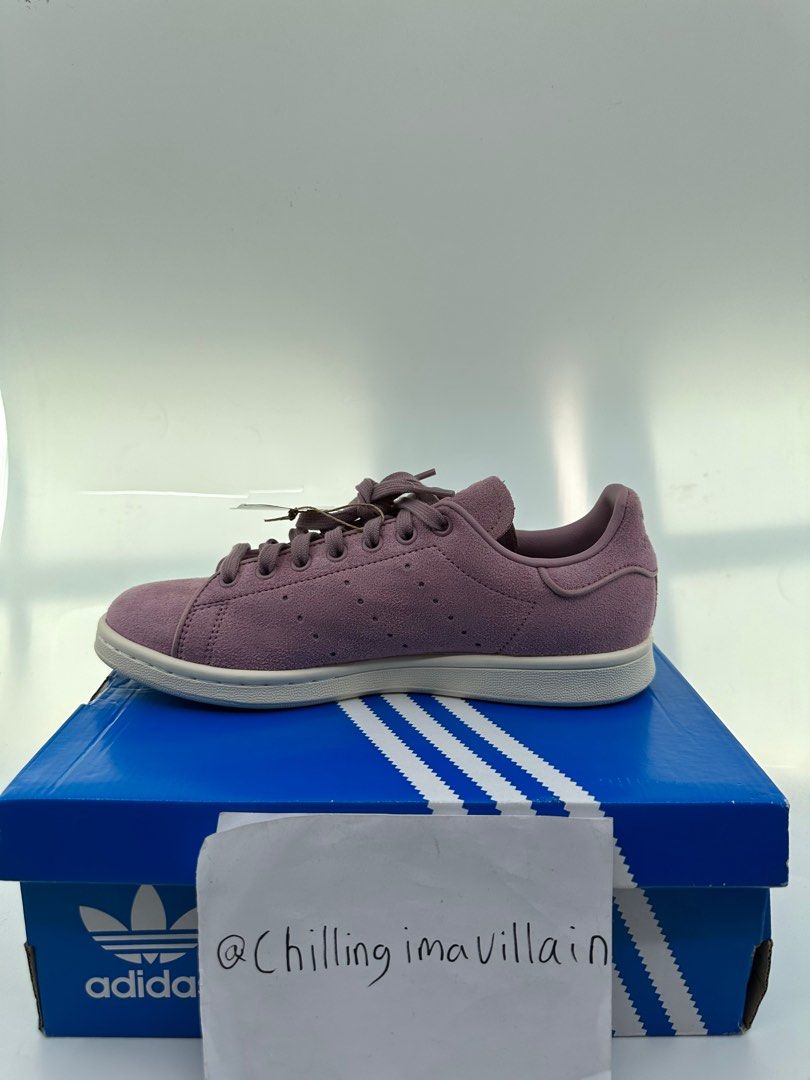 Stan smith purple suede best sale