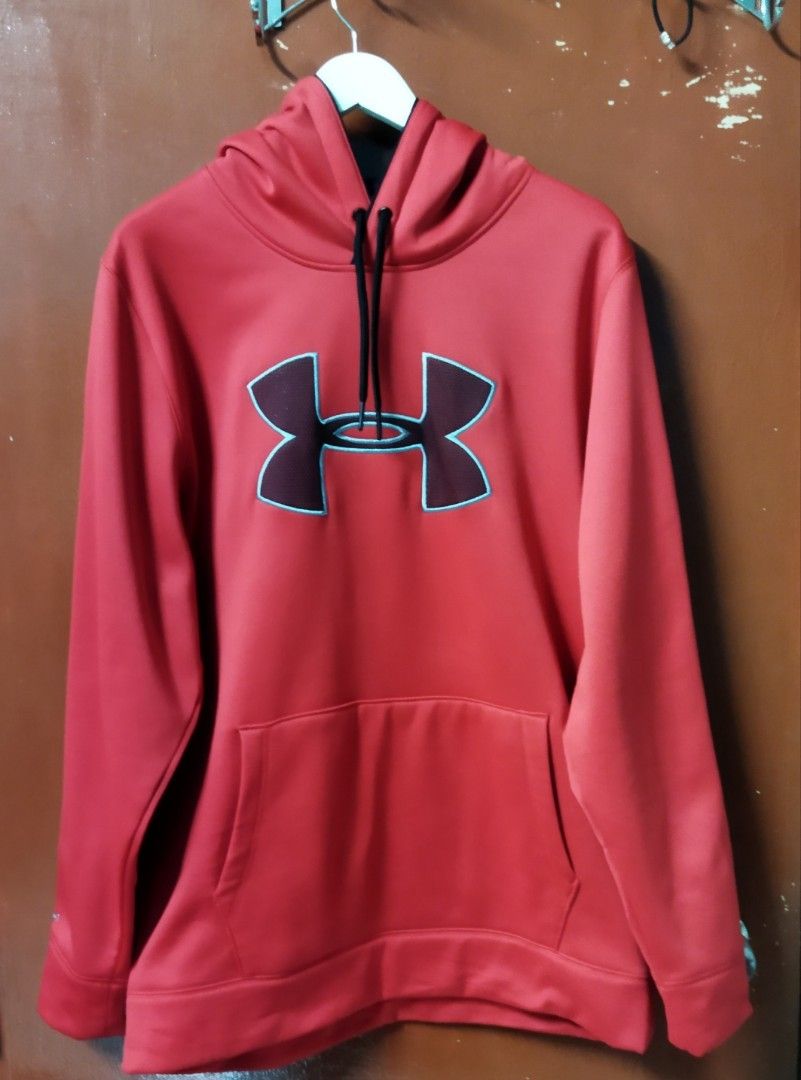 Under armour storm hoodie red deals