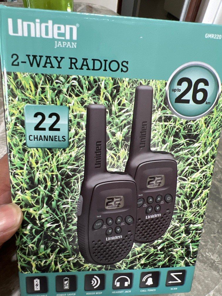 Uniden Walkie Talkie, Mobile Phones & Gadgets, WalkieTalkie on Carousell