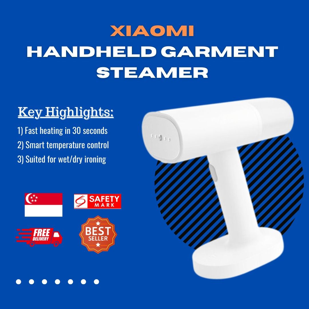 [UPGRADED] XIAOMI Garment Steamer 1200W Handheld Portable Iron Quick