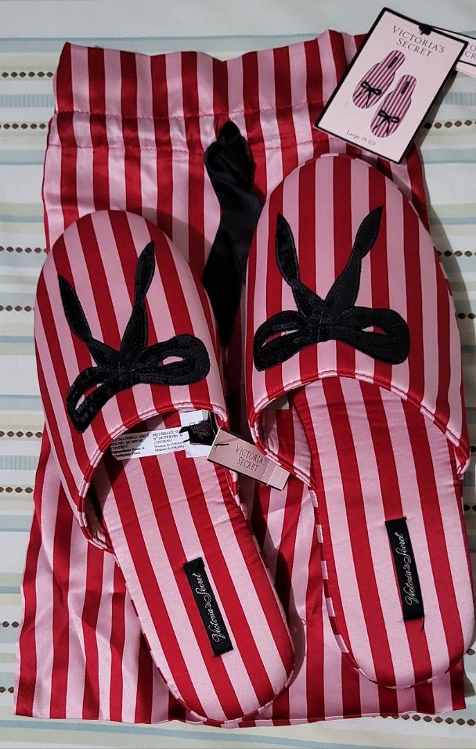 Victoria secret bow slippers 2025