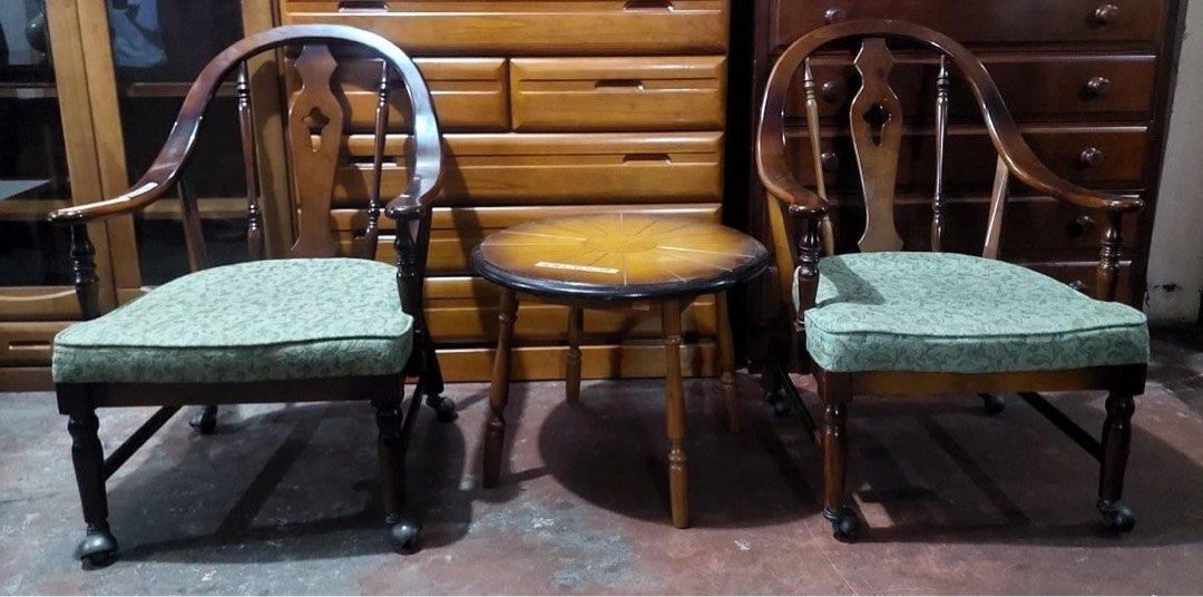 Vintage Coffee table set Japan surplus (Category: Chairs) located in Manila. Submitted by Hezcki (Listing ID 1247151234, Image 1). Description: .