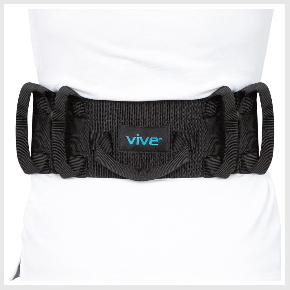 Vive Transfer Belt With Handles Medical Nursing Safety Gait Patient
