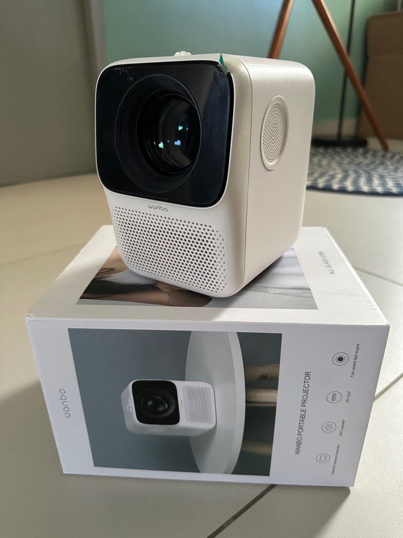 WANBO T2 FREE MINI PORTABLE PROJECTOR, TV & Home Appliances, TV ...