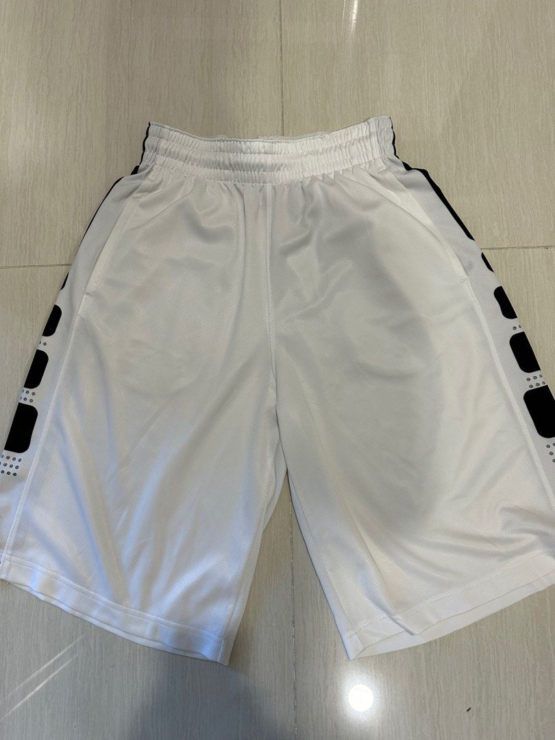 NIKE white basketball shorts for men