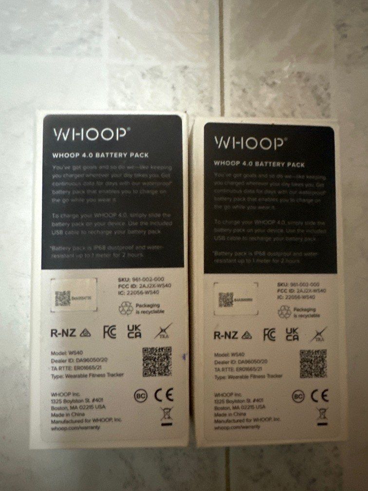 WHOOP 4.0 Battery Pack, Computers & Tech, Parts & Accessories, Chargers