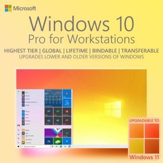 Windows 10 Pro for Workstations 32/64-bit Product Key For 1 PC,