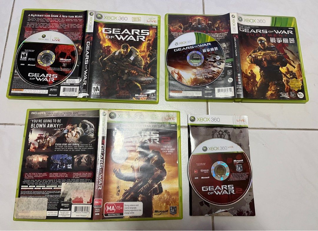 Gears of War Collection Xbox one and 360 - XBox One Jogos - Gameflip