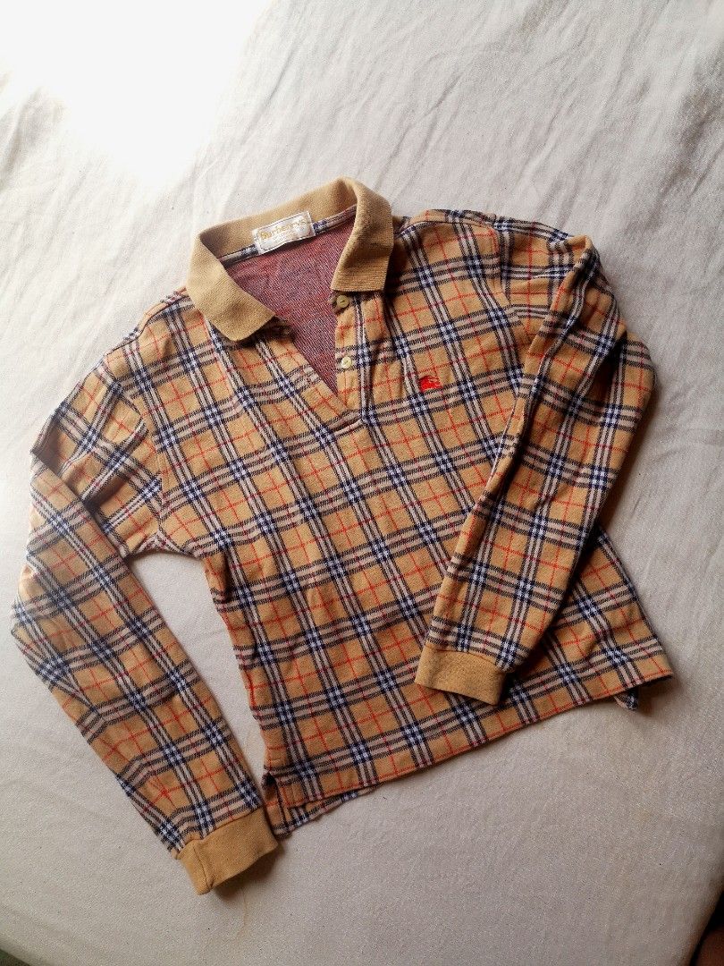 Vintage Burberry Polo Y2K Women s Fashion Tops Longsleeves on Carousell