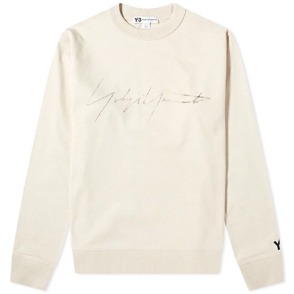 Y 3 Signature Distressed Sweatshirt Men s Fashion Tops Sets