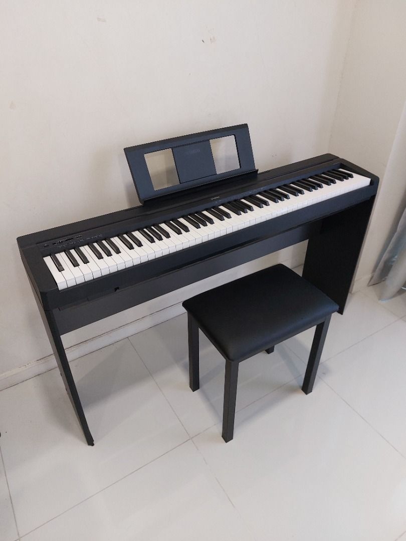 Yamaha Digital Piano P45 (including Pedal, Chair, Table and etc