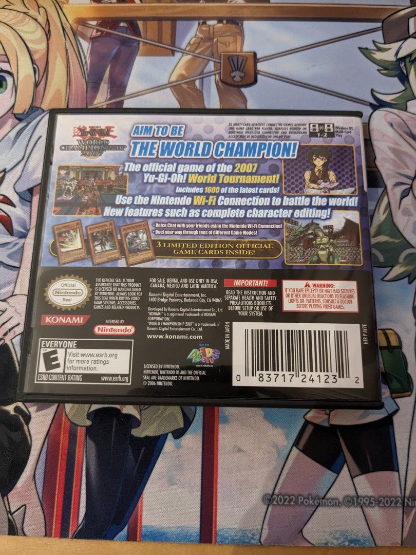 Yugioh world championship 2007 Nintendo DS CIB, Video Gaming, Video Games,  Nintendo on Carousell