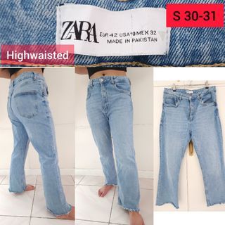 Zara Highwaisted Denim Maong Stretchy Jeans Made in Pakistan