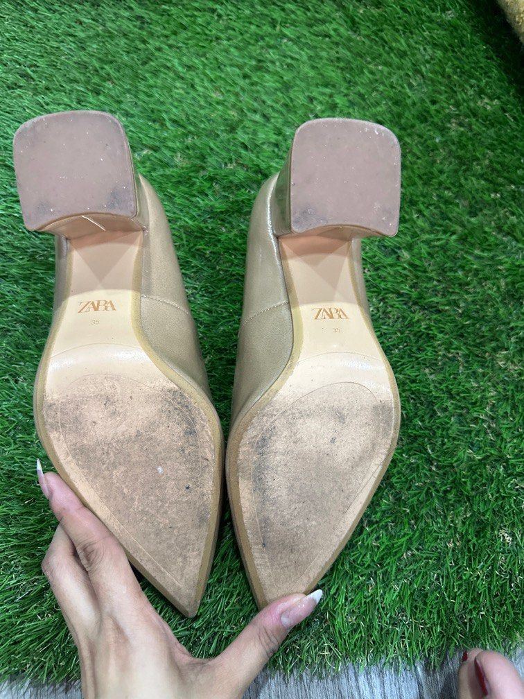 zara nude pumps