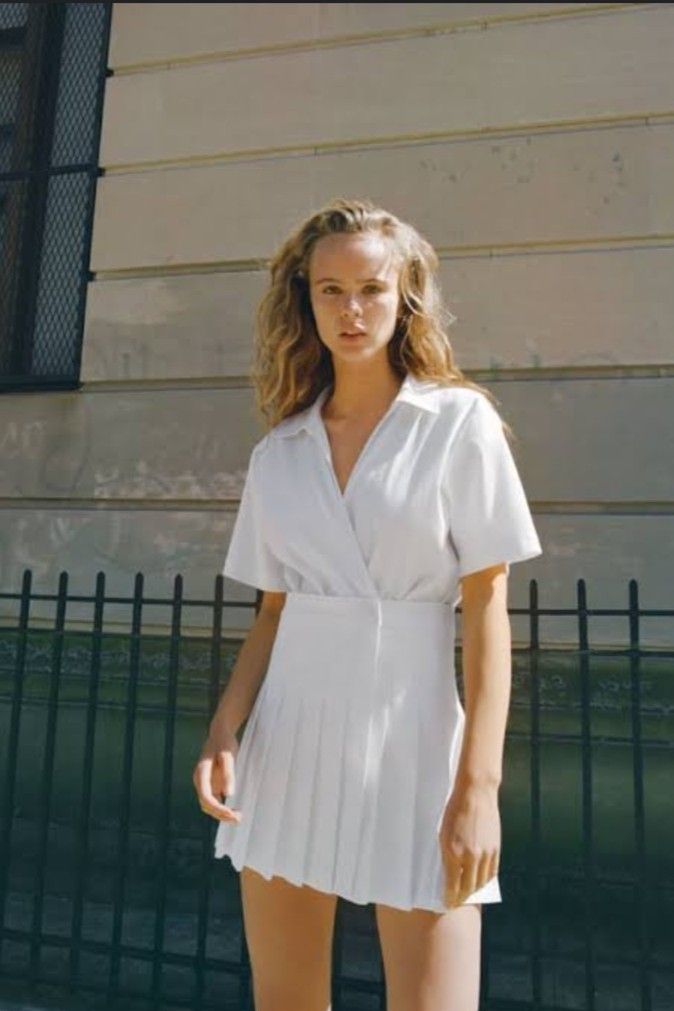 ZARA PLEATED JUMPSUIT DRESS Women s Fashion Dresses Sets