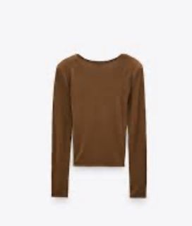 Zara Shoulder Pads Long Sleeves