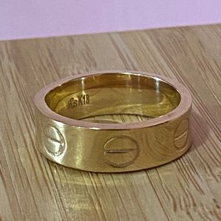 18K Saudi Gold Cartier Ring /S6