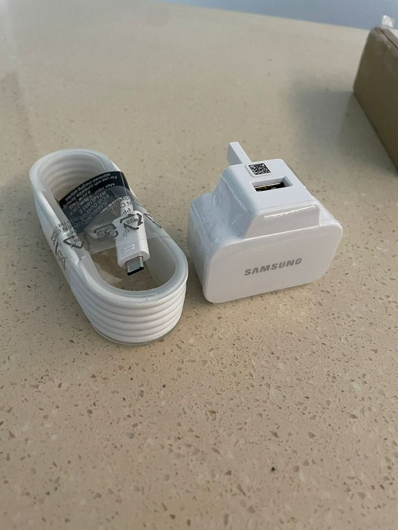2925) SAMSUNG MICRO ECB-DU4EWE USB CABLE WITH 3 PIN ADAPTER, Mobile Phones  & Gadgets, Mobile & Gadget Accessories, Chargers & Cables on Carousell
