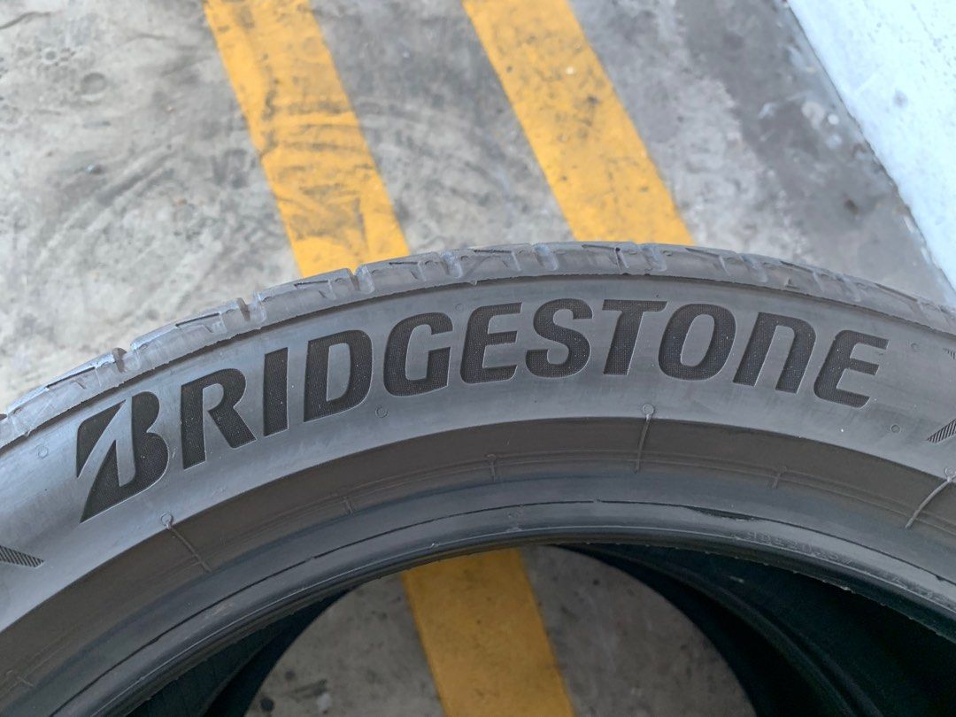 2 pieces used 225/45/17 Bridgestone Potenza Sport tyres, Car Accessories,  Tyres & Rims on Carousell