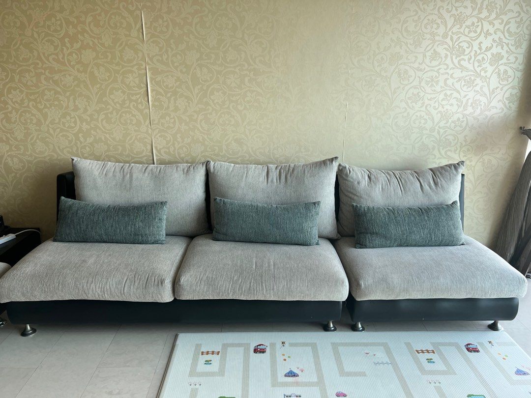 3+2+1 Fabric Sofa set in good condition, Furniture & Home Living