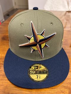 Black Texas Rangers 40th Anniversary Side Patch New Era 59FIFTY Fitted 73/4