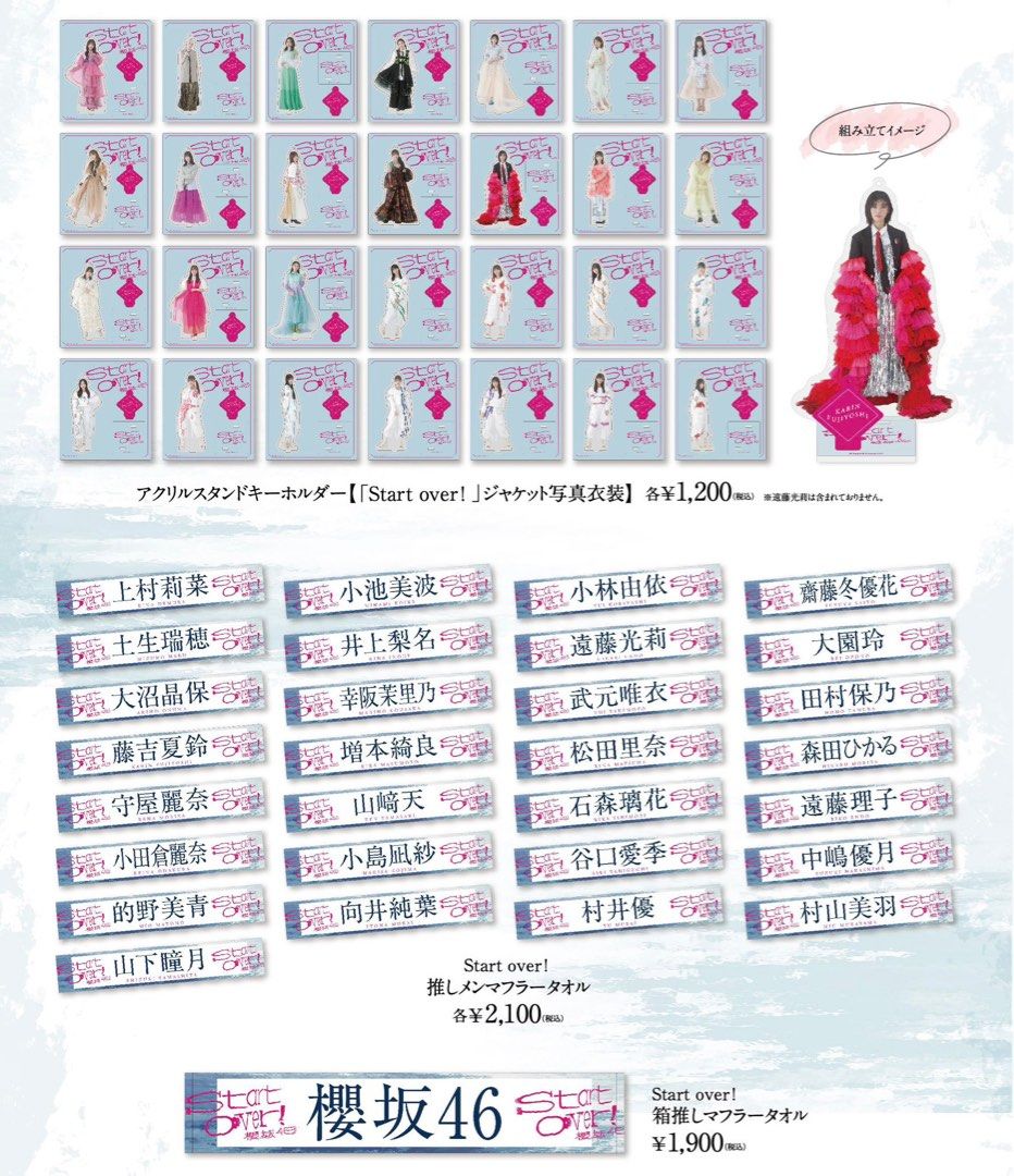 渡邉美穂 ってか マフラータオル 日向坂46 熱っぽく start over