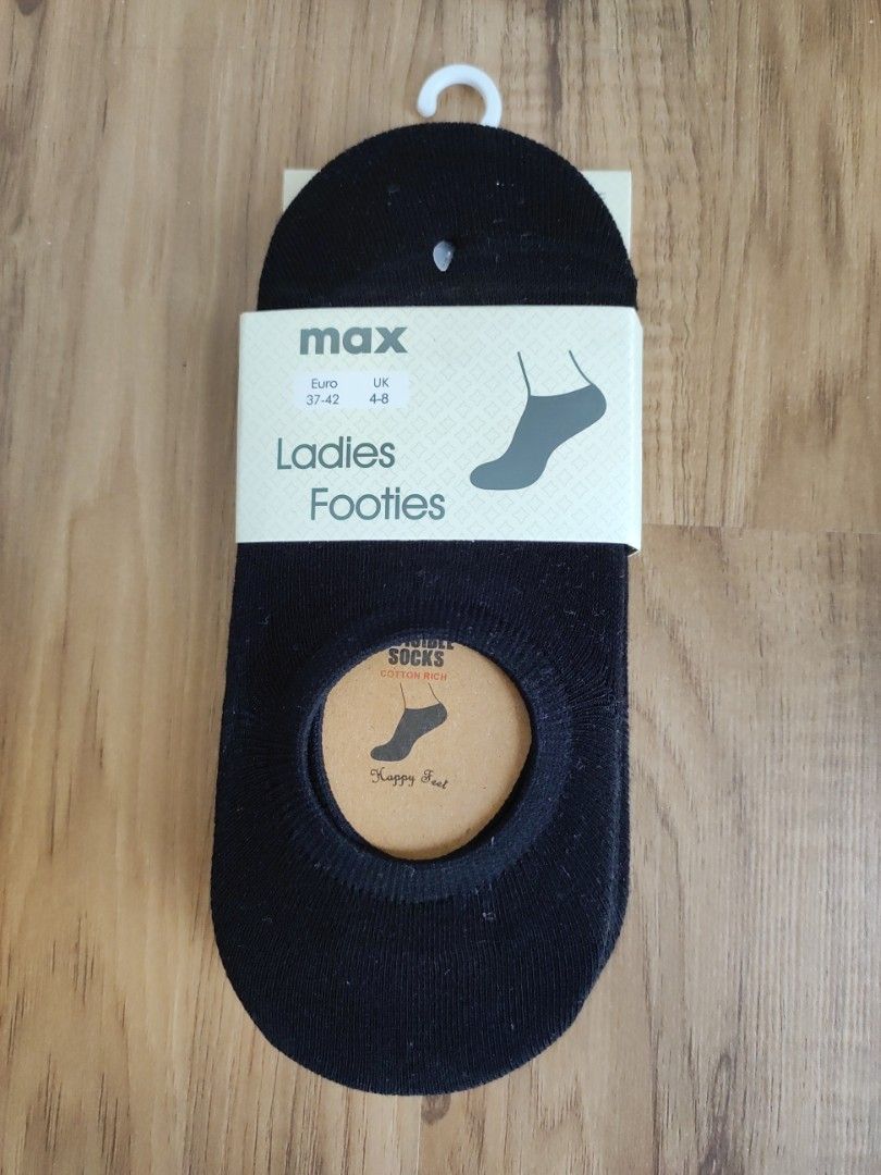 5pc Max black women invisible socks 37-42, Women's Fashion, Watches &  Accessories, Socks & Tights on Carousell