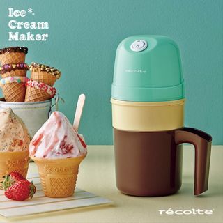 運費30 全新 麗克特 recolte Ice Cream 迷你冰淇淋機 RIM-1