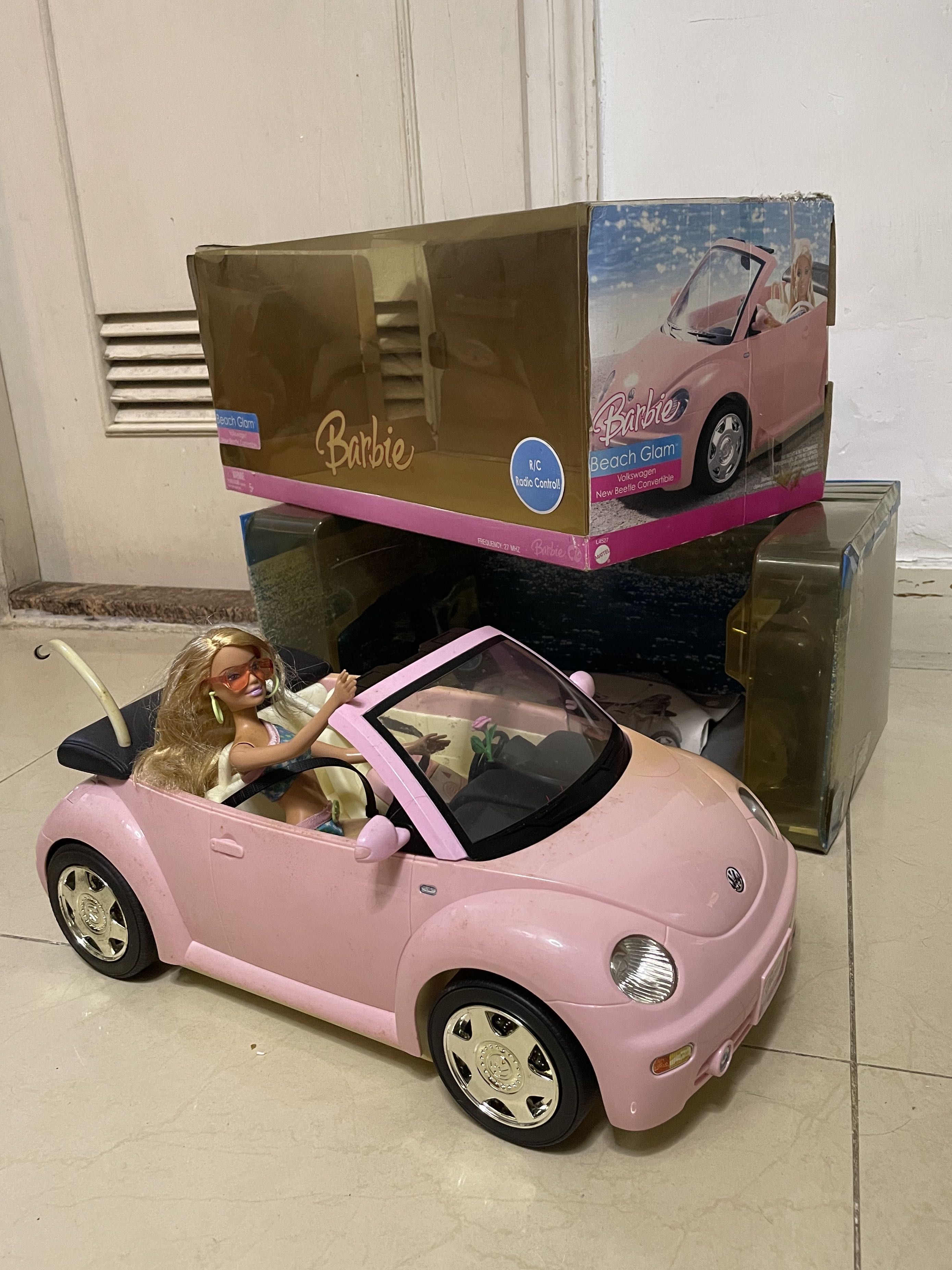 中古Barbie Beach Glam x volkswagen new beetle convertible vintage