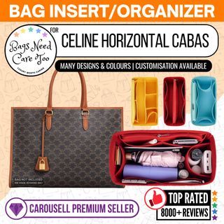 Bag Organizer for Celine Boston Bag in Triomphe Canvas [Premium