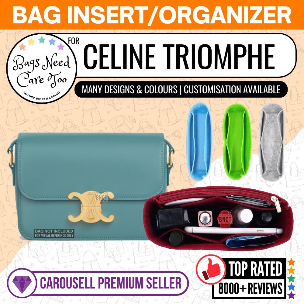 Bag Organizer for Celine Boston Bag in Triomphe Canvas [Premium