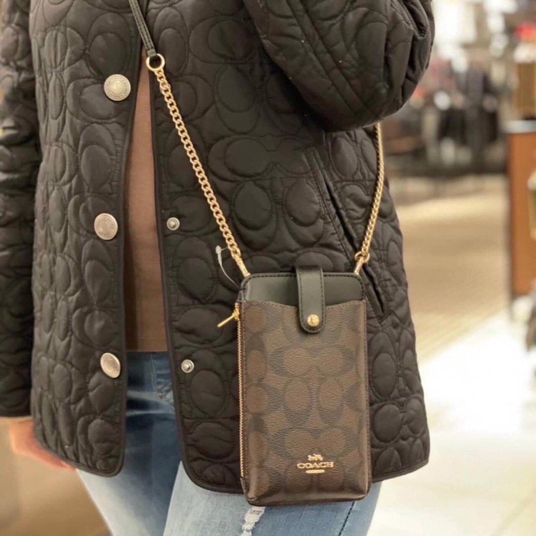 Coach north south new arrivals phone crossbody