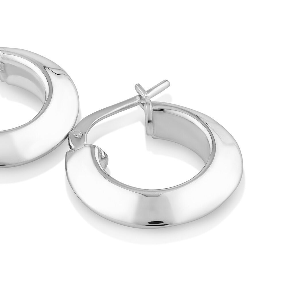Michael hill discount silver hoops
