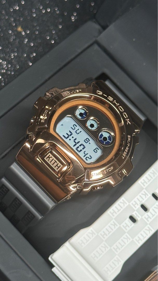 G shock 2025 kith rose gold