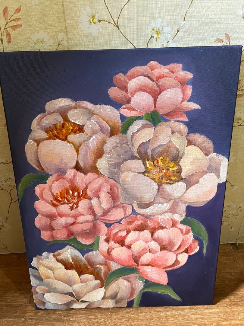 Acrylic Flower Painting Furniture Home Living Home Decor Frames acrylic-flower-painting-furniture-home-living-home-decor-frames