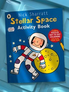 Activity book space planet