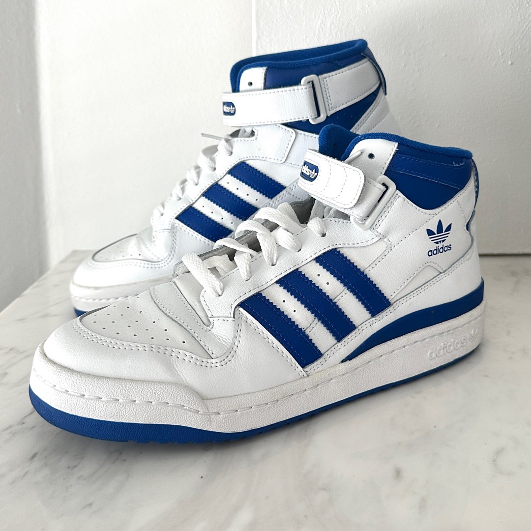 All white high top adidas sale shoes