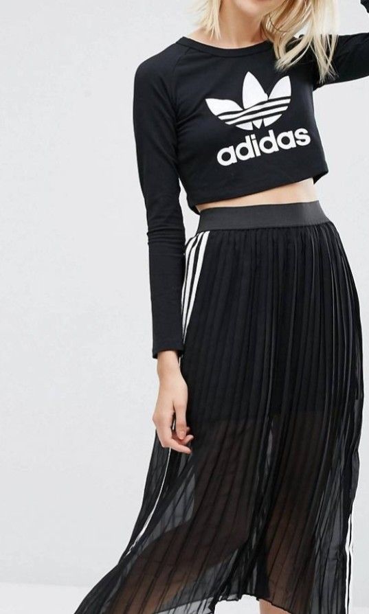 Adidas outlet sheer skirt